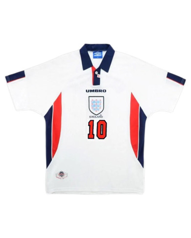 SHERINGHAM 10 Retro England Home Jersey World Cup 1998