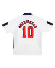 SHERINGHAM 10 Retro England Home Jersey World Cup 1998