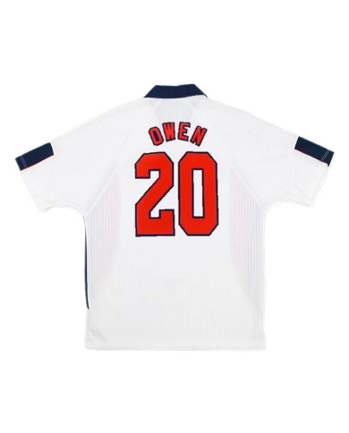 Owen 20 Retro England Home Jersey World Cup 1998 Owen 20 Retro England Home Jersey World Cup 1998