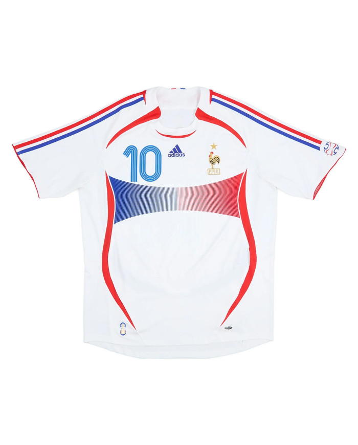 Zidane 10 Retro France Away Jersey World Cup 2006