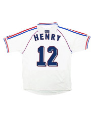 HENRY 12 Retro France Away Jersey World Cup 1998