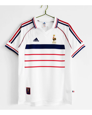 Zidane 10 Retro France Away Jersey World Cup 1998 Zidane 10 Retro France Away Jersey World Cup 1998