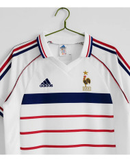 Zidane 10 Retro France Away Jersey World Cup 1998