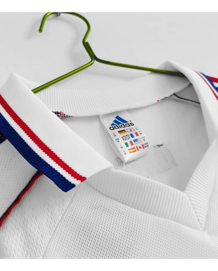 Zidane 10 Retro France Away Jersey World Cup 1998