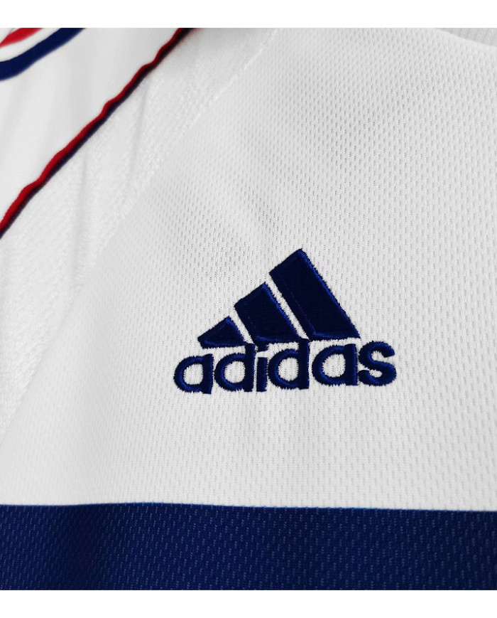 Zidane 10 Retro France Away Jersey World Cup 1998