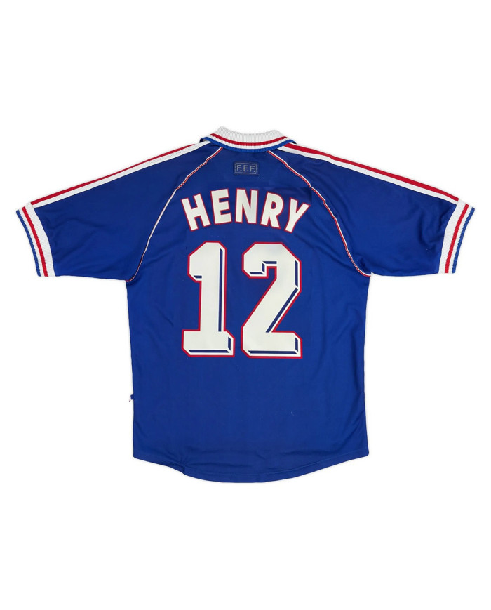 HENRY 12 Retro France Home Jersey World Cup 1998