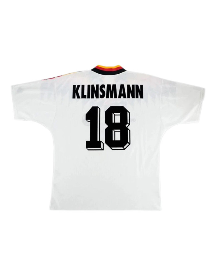 KLINSMANN 18 Retro Germany Jersey Home 1994