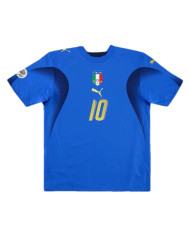 TOTTI 10 Italy Retro Home Jersey World Cup 2006