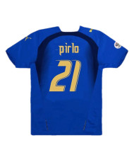 PIRLO 21 Italy Retro Home Jersey World Cup 2006