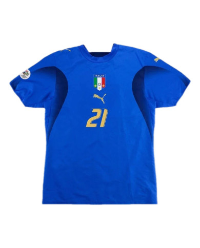 PIRLO 21 Italy Retro Home Jersey World Cup 2006 PIRLO 21 Italy Retro Home Jersey World Cup 2006