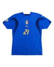PIRLO 21 Italy Retro Home Jersey World Cup 2006