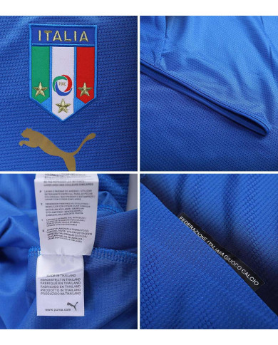 TONI 9 Italy Retro Home Jersey World Cup 2006