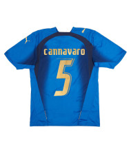 CANNAVARO 5 Italy Retro Home Jersey World Cup 2006