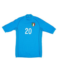 MONTELLA 20 Retro Italy Home Jersey World Cup 2002