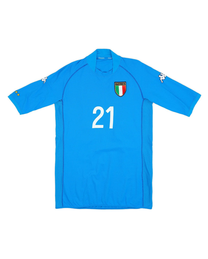 VIERI 21 Retro Italy Home Jersey World Cup 2002