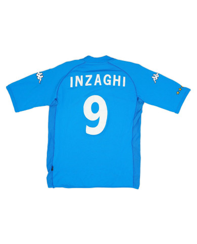 INZAGHI 9 Retro Italy Home Jersey World Cup 2002 INZAGHI 9 Retro Italy Home Jersey World Cup 2002