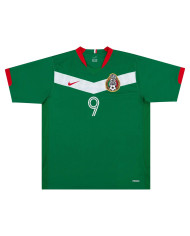 BORGETTI 9 Retro Mexico Home Jersey World Cup 2006