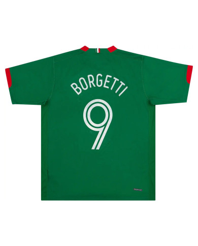 BORGETTI 9 Retro Mexico Home Jersey World Cup 2006 BORGETTI 9 Retro Mexico Home Jersey World Cup 2006