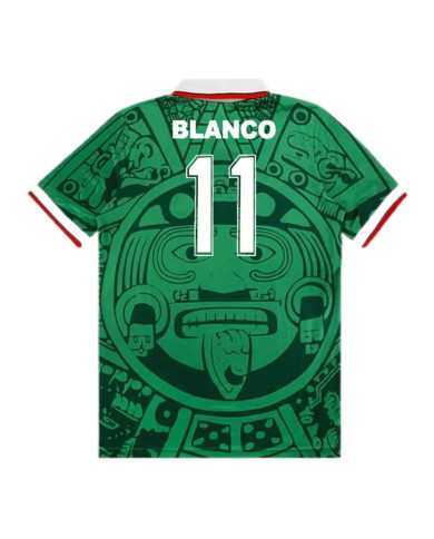 Mexico BLANCO 11 Retro Home Jersey World Cup 1998 Mexico BLANCO 11 Retro Home Jersey World Cup 1998