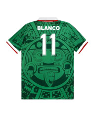 Mexico BLANCO 11 Retro Home Jersey World Cup 1998
