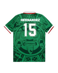 Mexico HERNANDEZ 15 Retro Home Jersey World Cup 1998