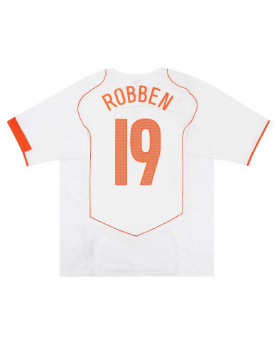 ROBBEN 19 Netherlands Retro Away Jersey EURO 2004 ROBBEN 19 Netherlands Retro Away Jersey EURO 2004