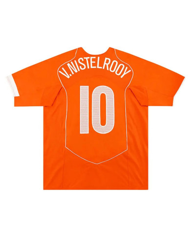 V.NISTELROOY 10 Netherlands Retro Jersey Home EURO 2004 V.NISTELROOY 10 Netherlands Retro Jersey Home EURO 2004