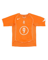 KLUIVERT 9 Netherlands Retro Jersey Home EURO 2004