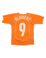 KLUIVERT 9 Netherlands Retro Jersey Home EURO 2004