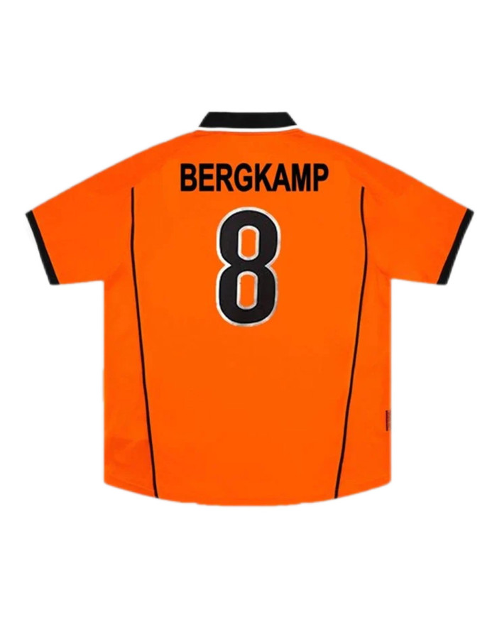 BERGKAMP 8 Retro Netherlands Home Jersey World Cup 1998