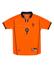 KLUIVERT 9 Retro Netherlands Home Jersey World Cup 1998