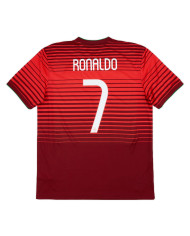 RONALDO 7 Retro Portugal Home Jersey 2014