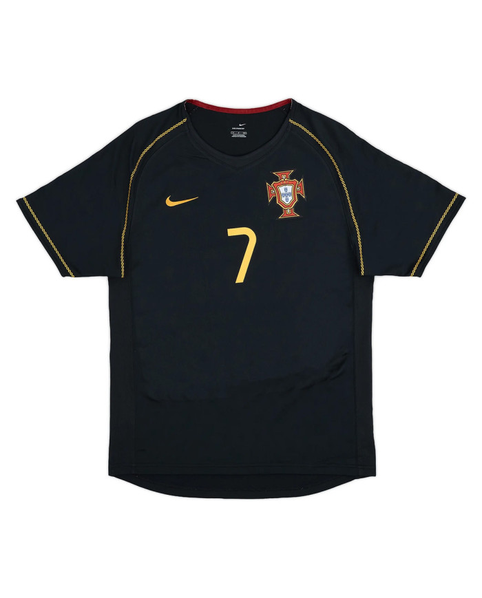 FIGO 7 Retro Portugal Away Jersey World Cup 2006