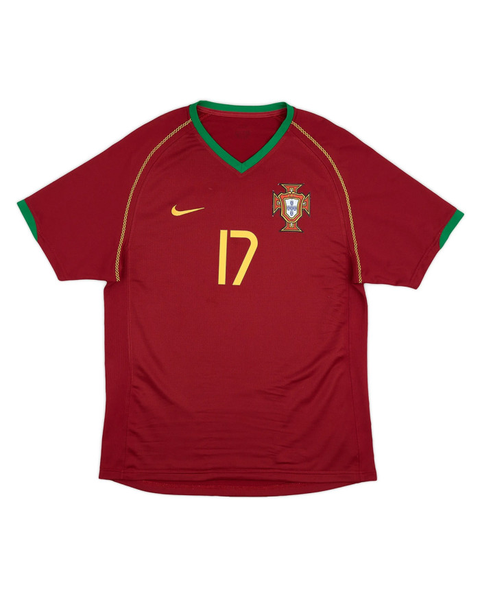 C.RONALDO 17 Portugal Retro Home Jersey World Cup 2006
