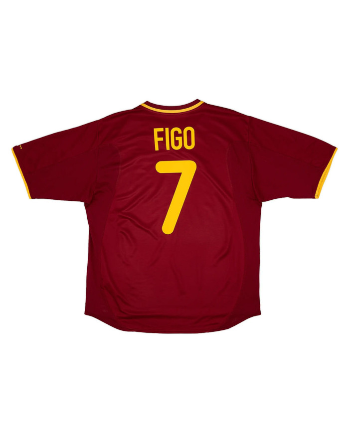 FIGO 7 Retro Portugal Home Jersey Euro Cup 2000