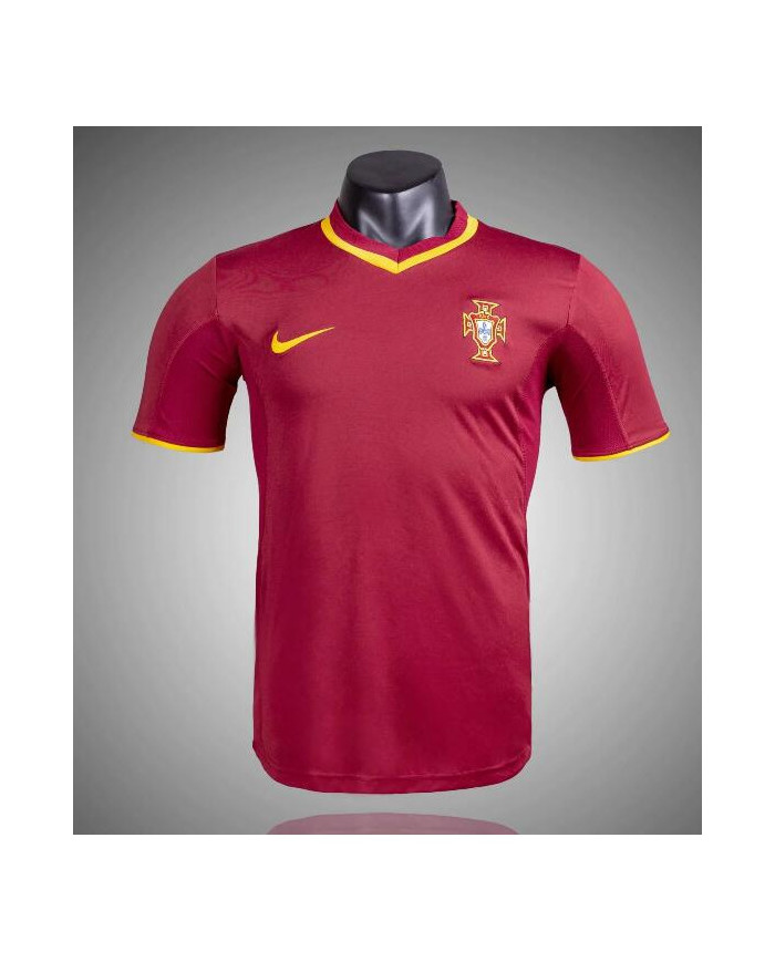 FIGO 7 Retro Portugal Home Jersey Euro Cup 2000