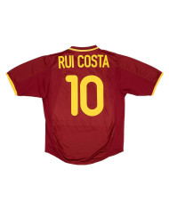 RUI COSTA 10 Retro Portugal Home Jersey Euro Cup 2000