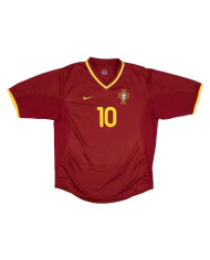 RUI COSTA 10 Retro Portugal Home Jersey Euro Cup 2000