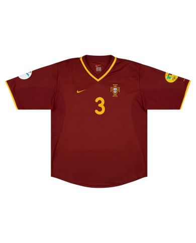 RUI JORGE 3 Retro Portugal Home Jersey Euro Cup 2000 RUI JORGE 3 Retro Portugal Home Jersey Euro Cup 2000