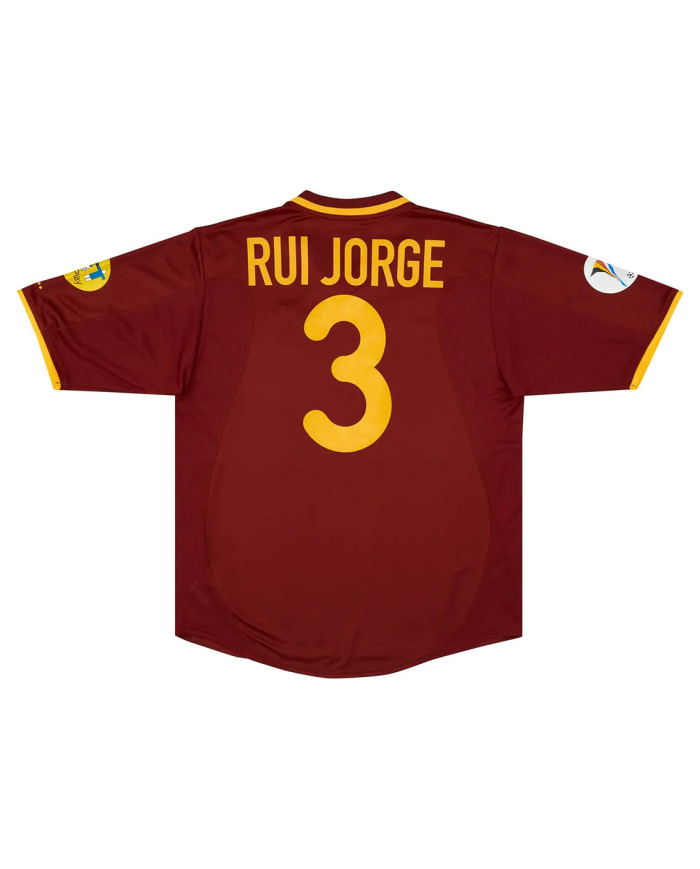 RUI JORGE 3 Retro Portugal Home Jersey Euro Cup 2000