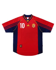 RAÚL 10 Retro Spain Home Jersey World Cup 1998