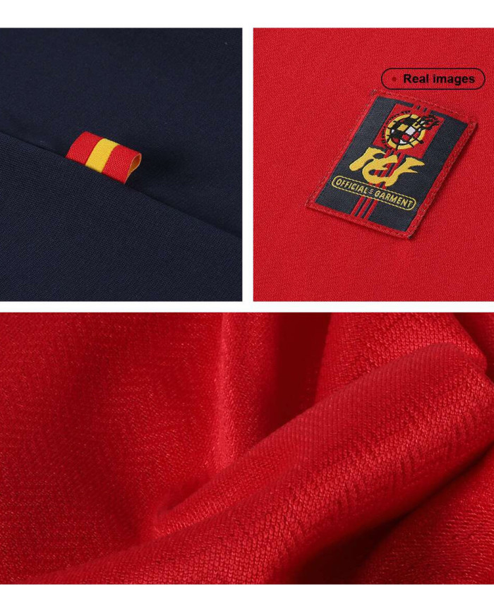 RAÚL 10 Retro Spain Home Jersey World Cup 1998