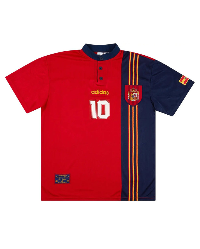 RAUL 10 Retro Spain Home Jersey 1996