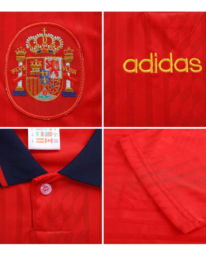 Retro Spain Home Jersey World Cup 1994