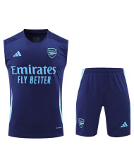 Arsenal Pre-Match Vest Kit(Jersey+Shorts) 2024/25