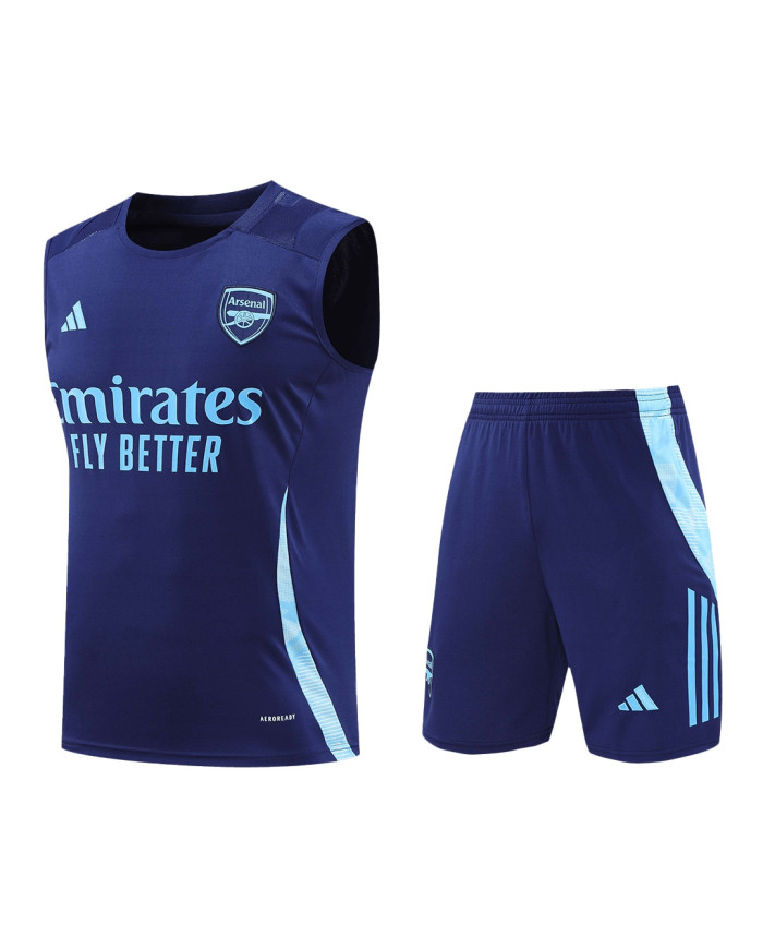 Arsenal Pre-Match Vest Kit(Jersey+Shorts) 2024/25
