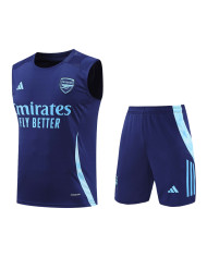 Arsenal Pre-Match Vest Kit(Jersey+Shorts) 2024/25