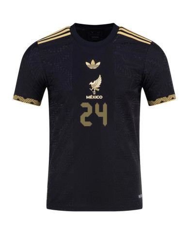 L. CHÁVEZ 24 Mexico Third Jersey Gold Cup Player Version 2025 L. CHÁVEZ 24 Mexico Third Jersey Gold Cup Player Version 2025