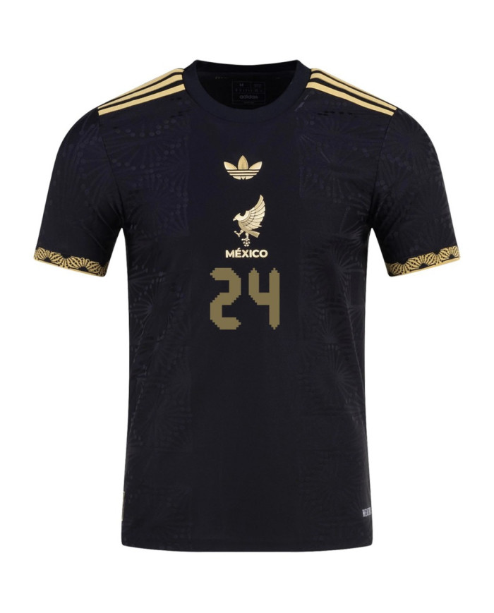 L. CHÁVEZ 24 Mexico Third Jersey Gold Cup Player Version 2025