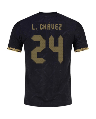 L. CHÁVEZ 24 Mexico Third Jersey Gold Cup Player Version 2025 L. CHÁVEZ 24 Mexico Third Jersey Gold Cup Player Version 2025